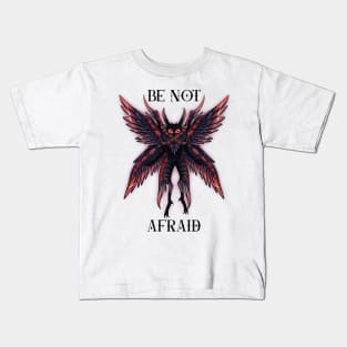 Mystical Mothman: A Divine Design Inspired by Biblical Angels Kids T-Shirt